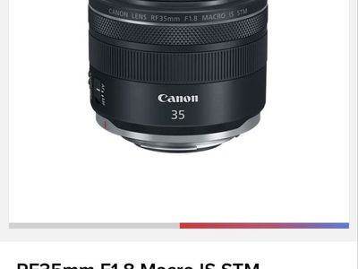 Canon RF35mm F1.8 Macro IS STM