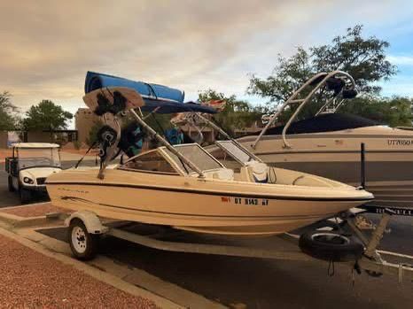 Bayliner 175 BR Bowrider Boat (2003) with Trailer - Perfect for Water Sports