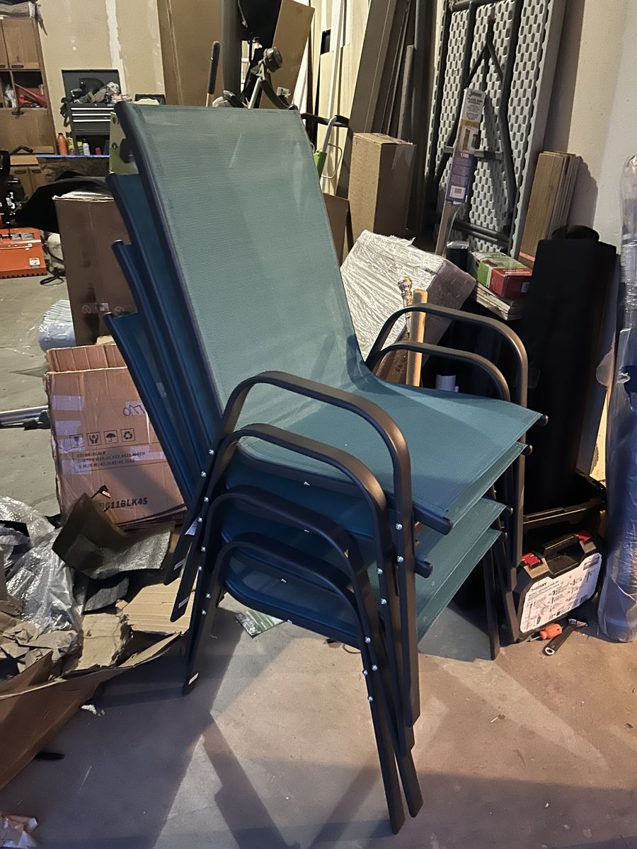 Nuu Garden Outdoor 4 pc Patio Dining Chairs