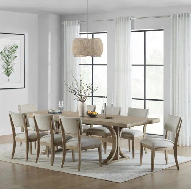 MERCER 9 PIECE DINING SET - DELIVERY & FINANCING AVAILABLE!!