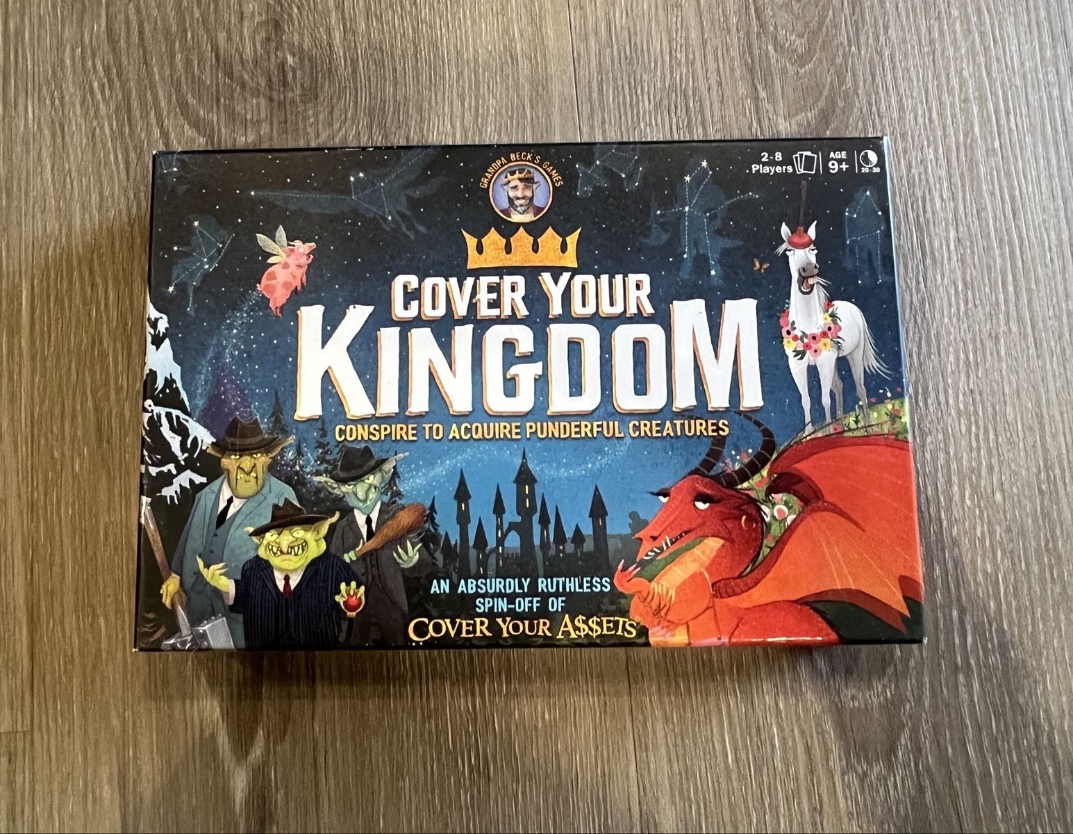 Cover Your Kingdom Board Game by Grandpa Beck's Games