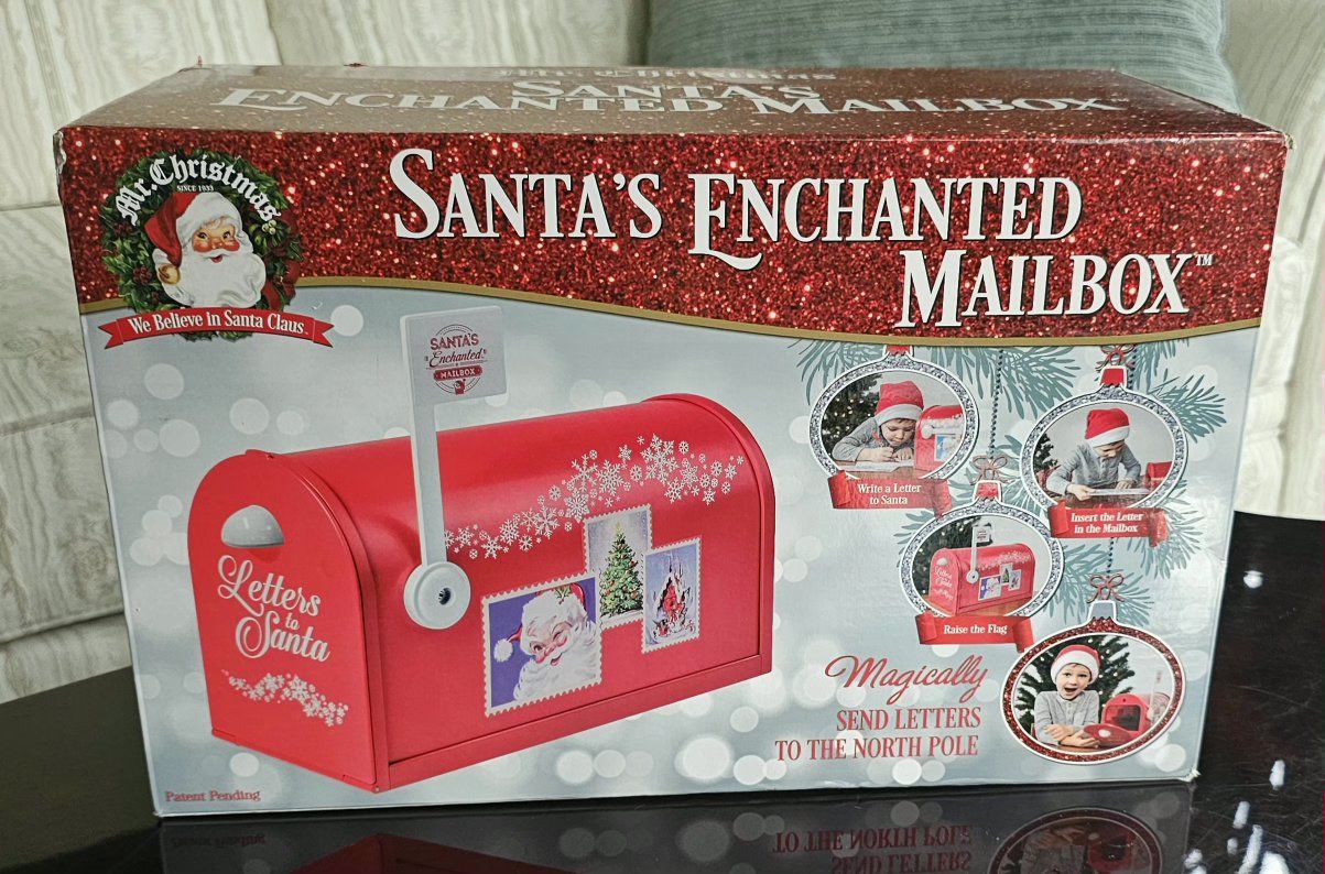 Mr. Christmas Santa's Enchanted Mailbox Holiday Decoration