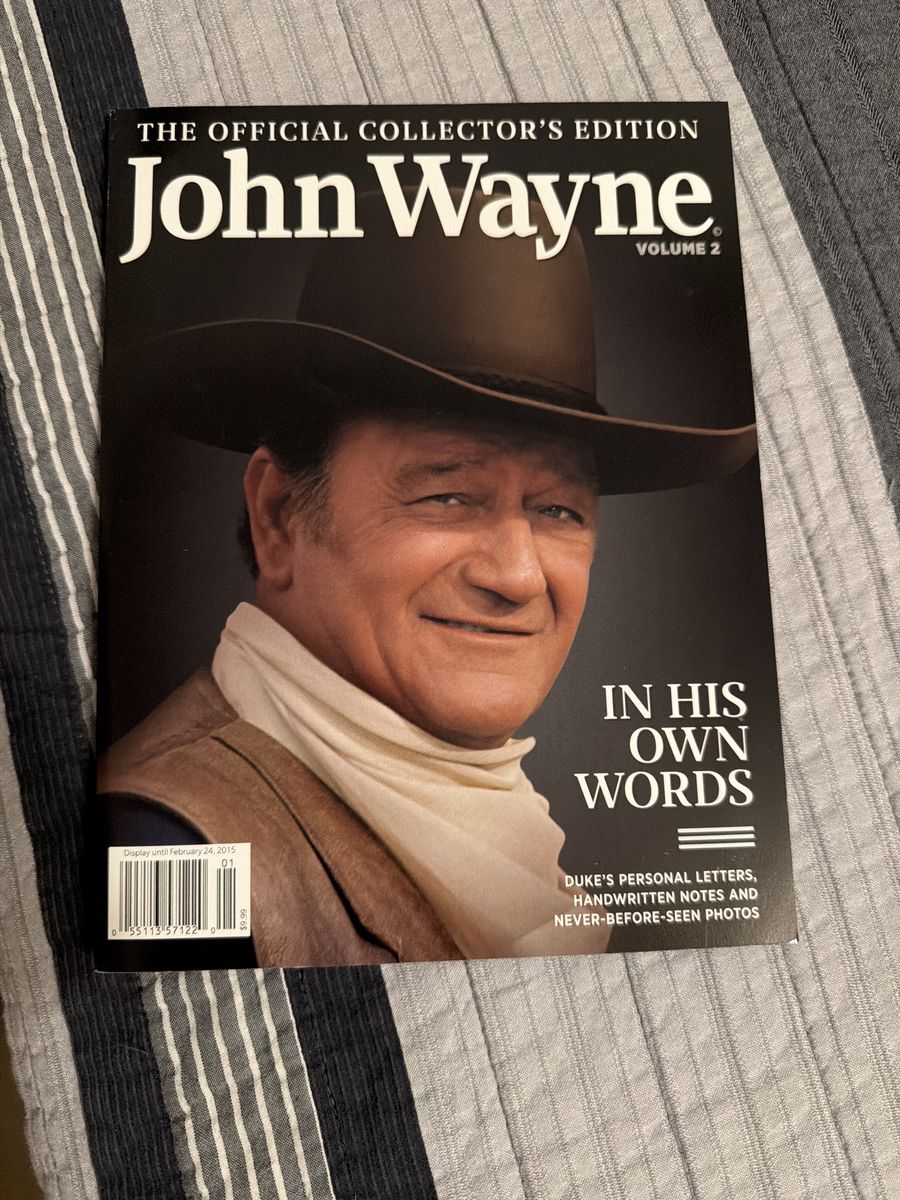 John Wayne Official Collectors Edition Magazine