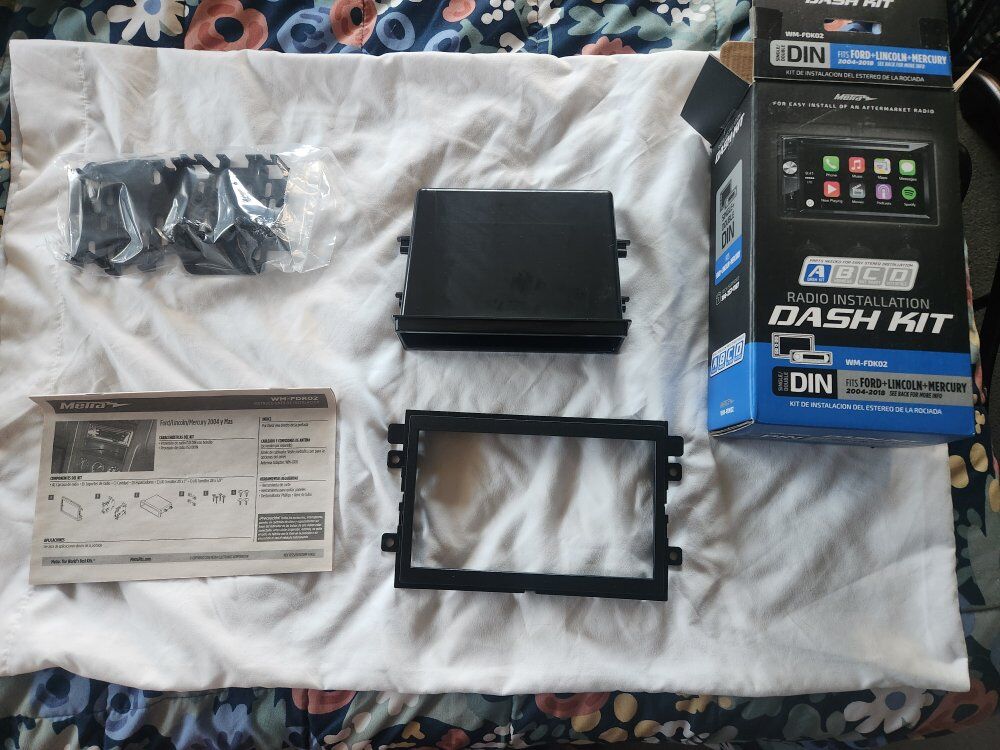 Ford radio installation desk kit