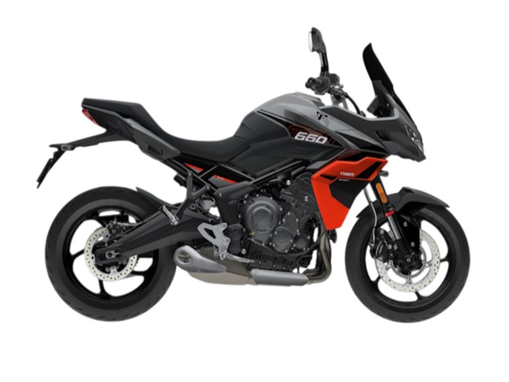 2026 Triumph Tiger Sport 660 Silver ice / Intense orange
