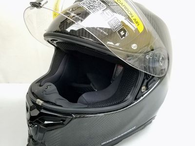 Scorpion Exo Exo-R1 Air Full Face Helmet Carbon Gloss Black MEDIUM (75-1362M-L-R8-S4)