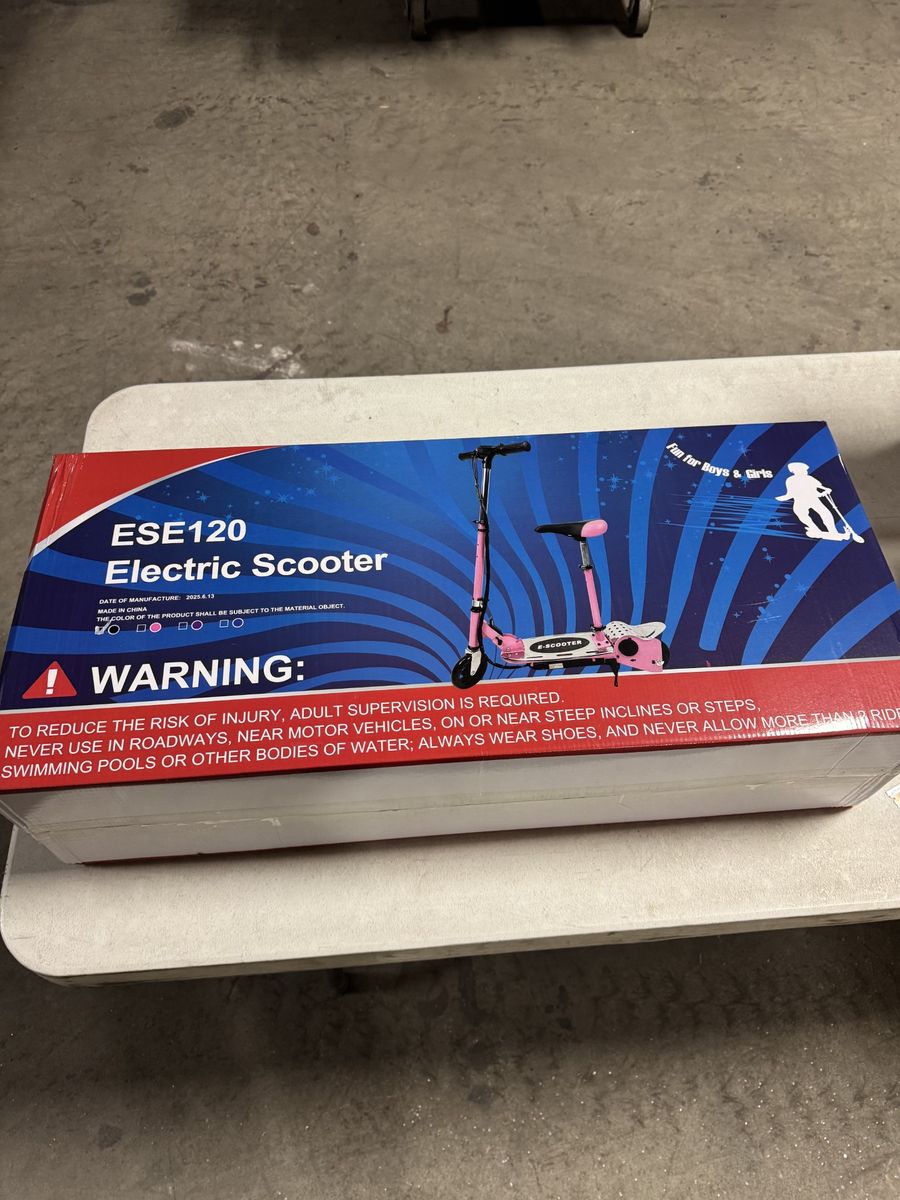 MAXTRA Upgraded Electric Scooter with Removable Seat for Kids Ages 6-12, Black