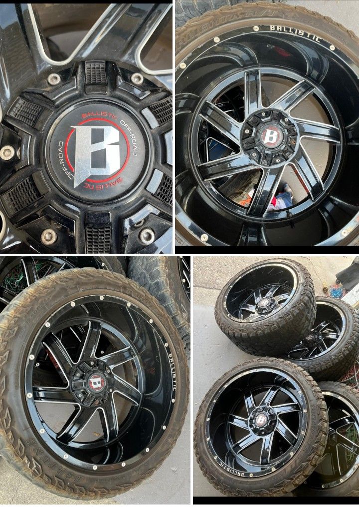 Ballistic wheels 33x12.50R22LT $1800