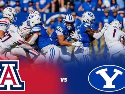 49 Yard Line/Padded Seatbacks BYU vs Arizona 2 Tickets