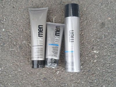 MK Men Daily Facial Wash, After-Shave Gel, and Shave Foam - Skincare Set