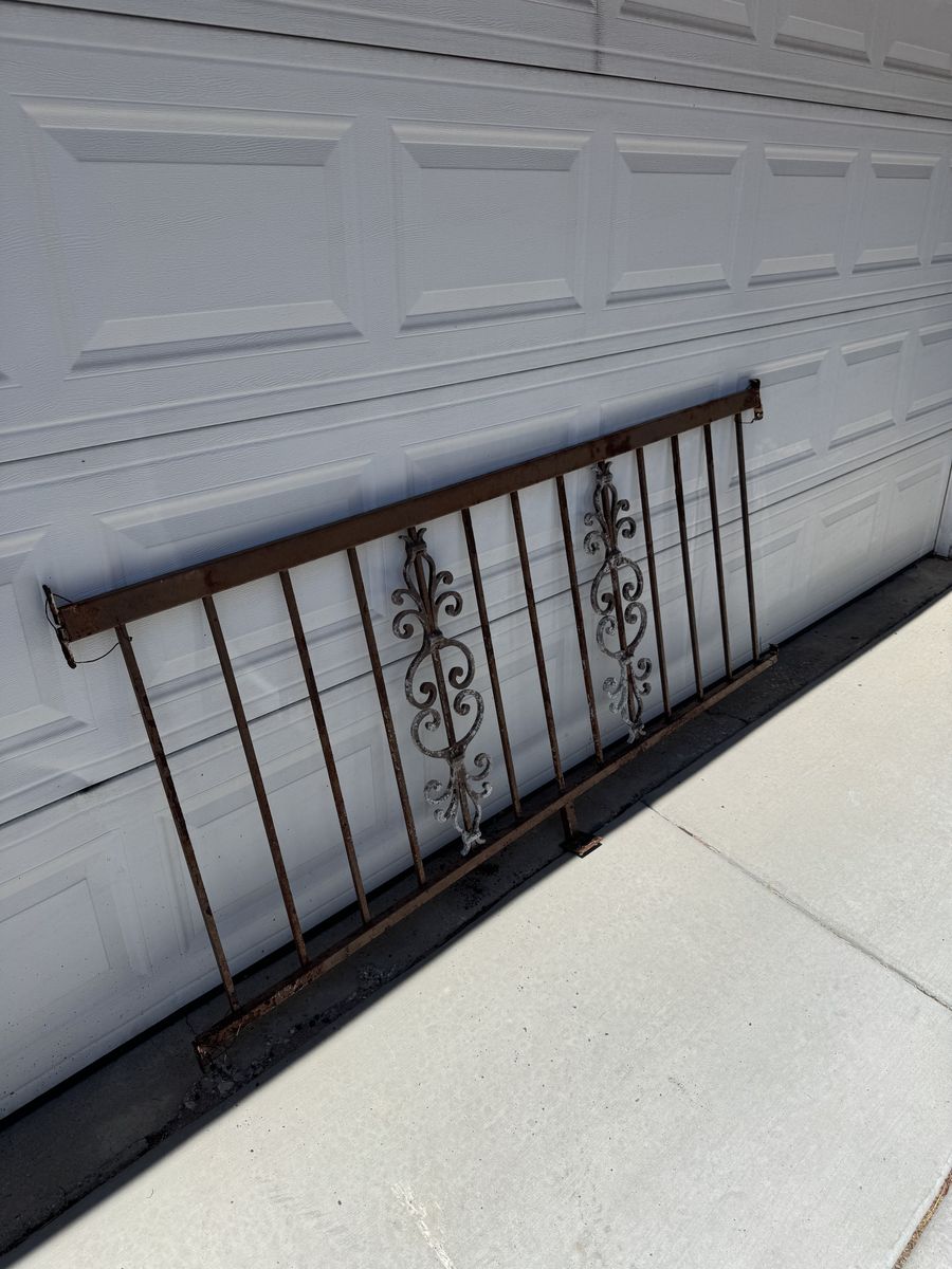 Antique iron fencing.  Price per section.