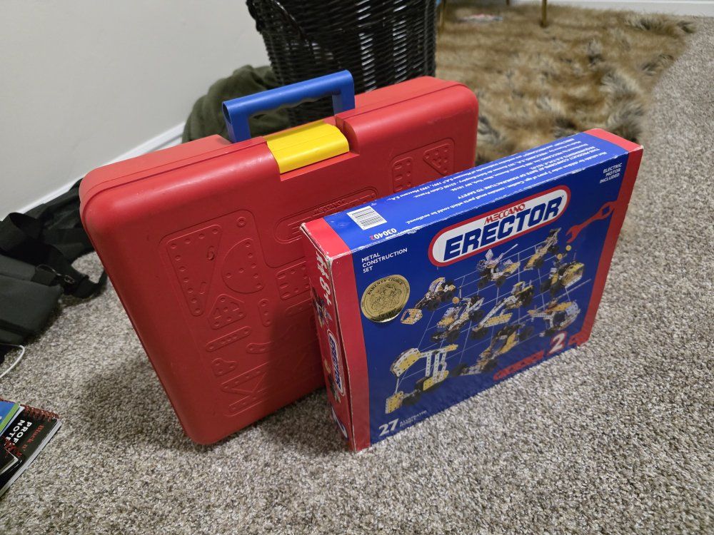 Erector by Meccano Sets Lot.