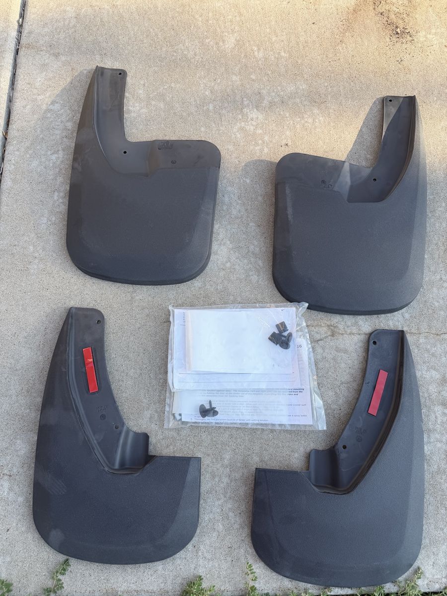 Husky Front & Rear Mud Guards Set for 2009-2018 RAM 1500 / 2010-2018 RAM 2500 3500