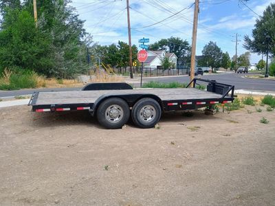 7'x18' 14k equipment / car hauler trailer