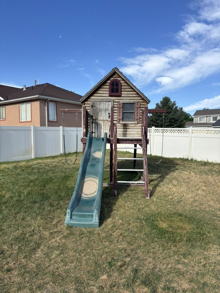 Kids Swing And Playhouse