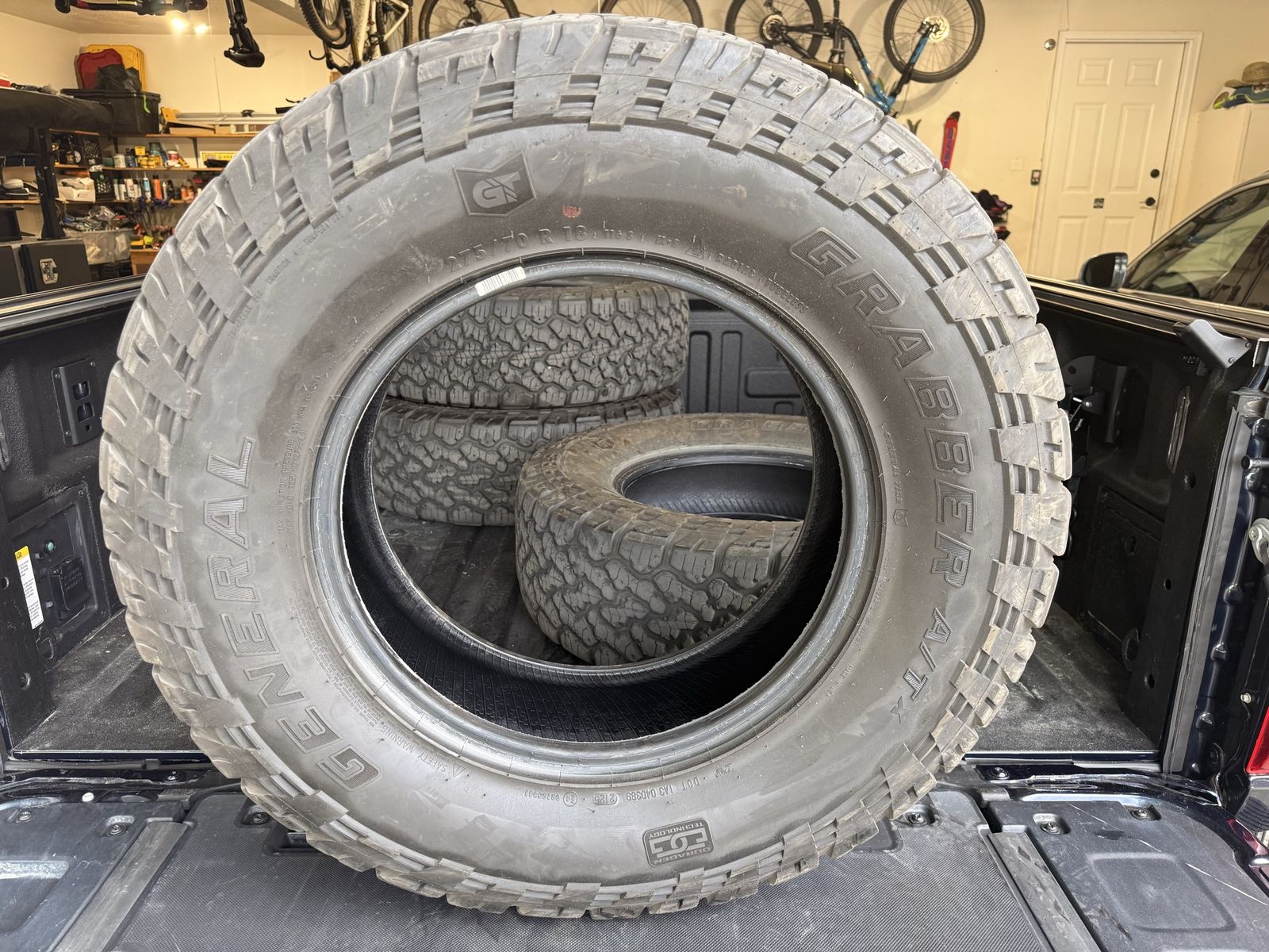 275/70R18  - Set of 4 General Grabber A/TX Tires