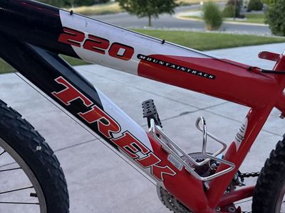 Trek MT 220 Mountain Track Kids' Bike - Red/Black, Good Condition, New Tires