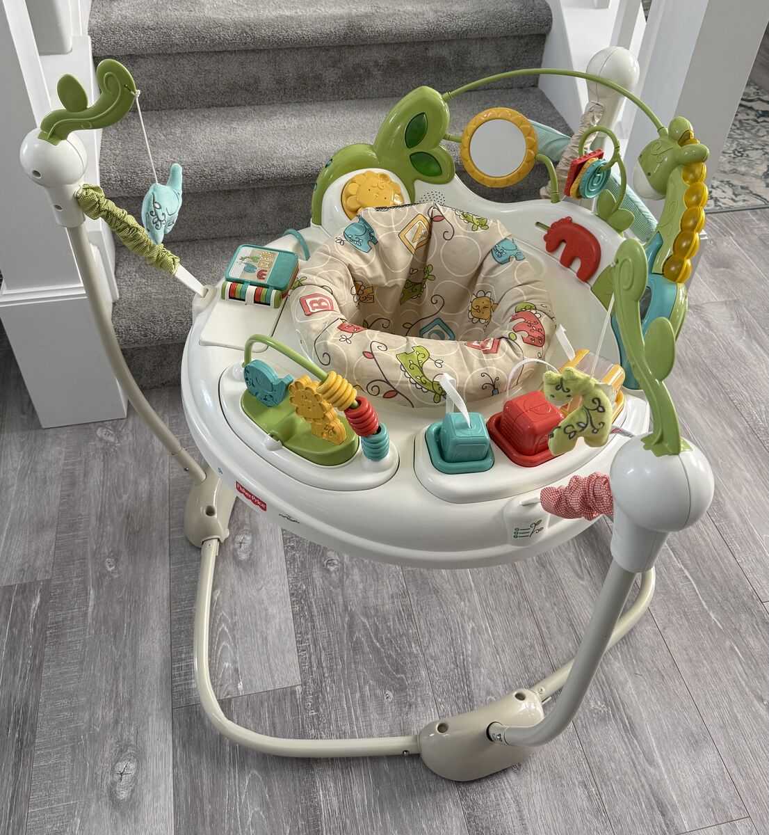 Fisher-Price Animal Krackers Jumperoo - Excellent Condition!