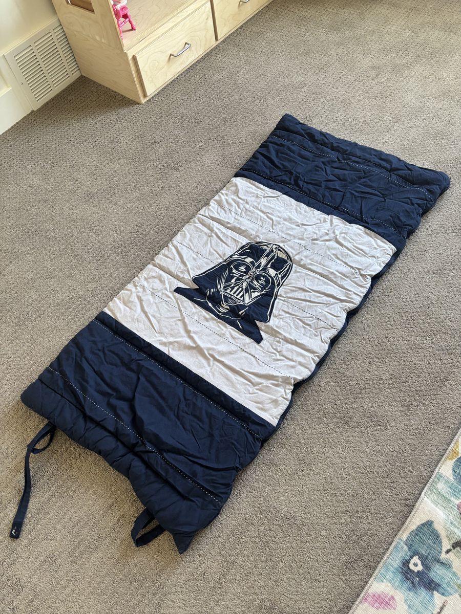 Pottery Barn Darth Vadar kids sleeping bag