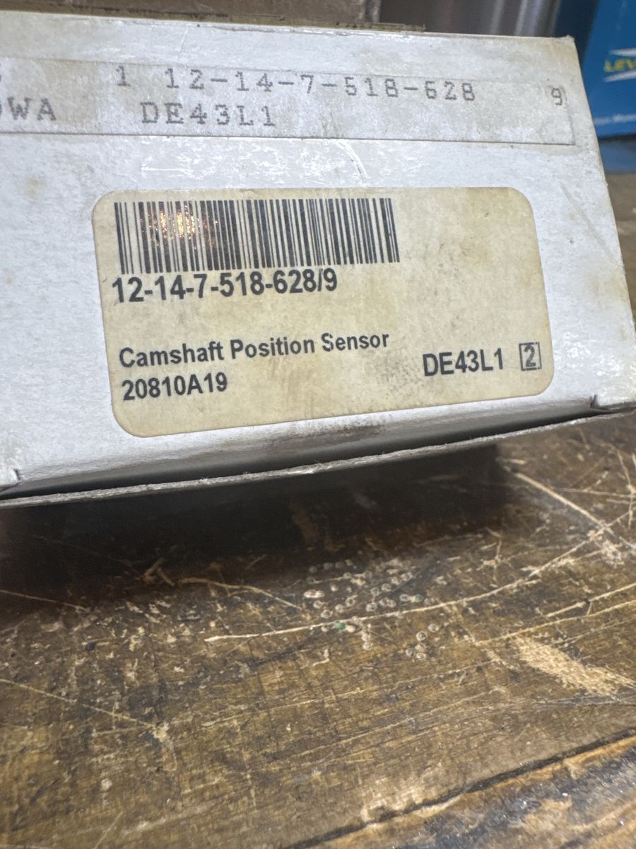 BMW Group Camshaft Position Sensor DE43L1 12-14-7-518-628 New (OE# 20810A19) Made in Germany