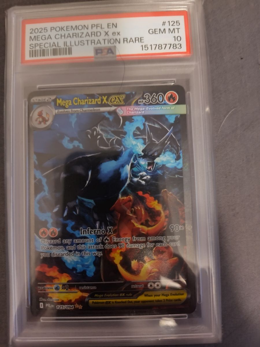 PSA 10 mega Charizard x EX special illustration rare