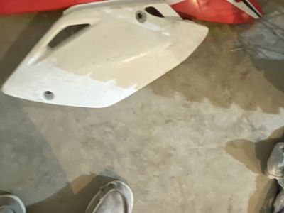 Honda CRF150R/RB Red and White Plastic Fairing Set Dirt Bike Body Kit