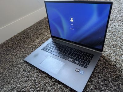 LG Gram 17" laptop i7 16GB RAM 512GB SSD lightweig