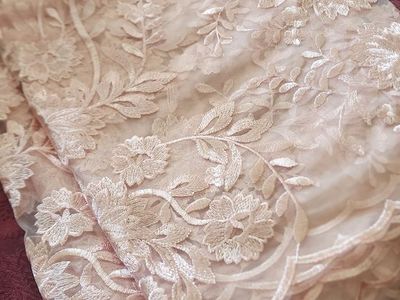 heavy embroidered lace