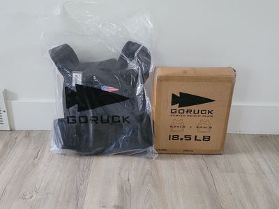 New- GORUCK Weight Vest and Plates Bundle