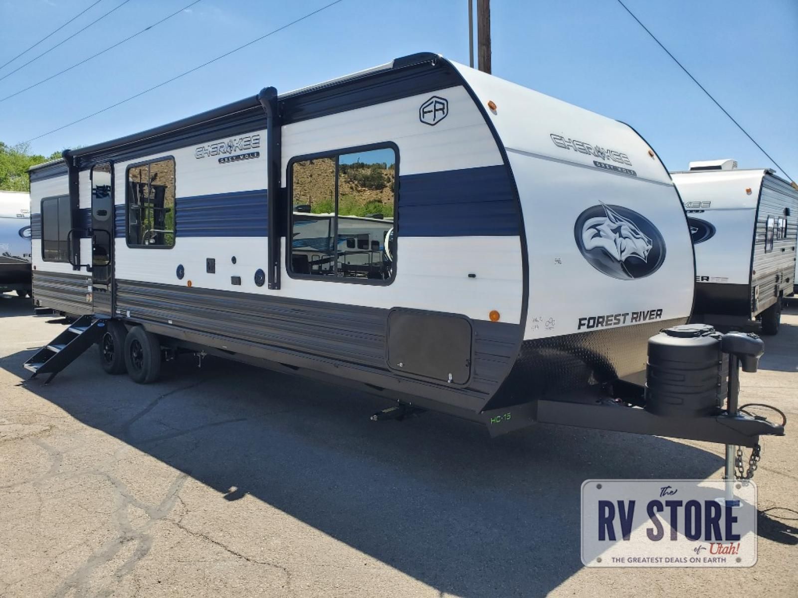 2025 Forest River RV Cherokee Grey Wolf 27LH Travel Trailer Front Bedroom|Rear Living Area