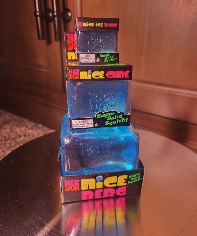 Needoh Bundle - Nice Berg, Nice Cube, Nice Ice Baby - BLUE