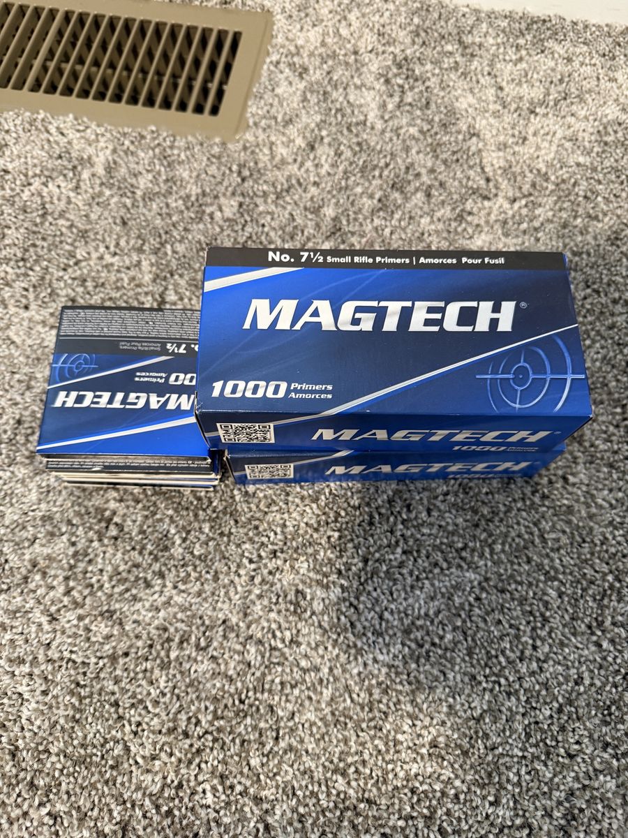 Magtech No. 7 1/2 Small Rifle Primers - 2500 total