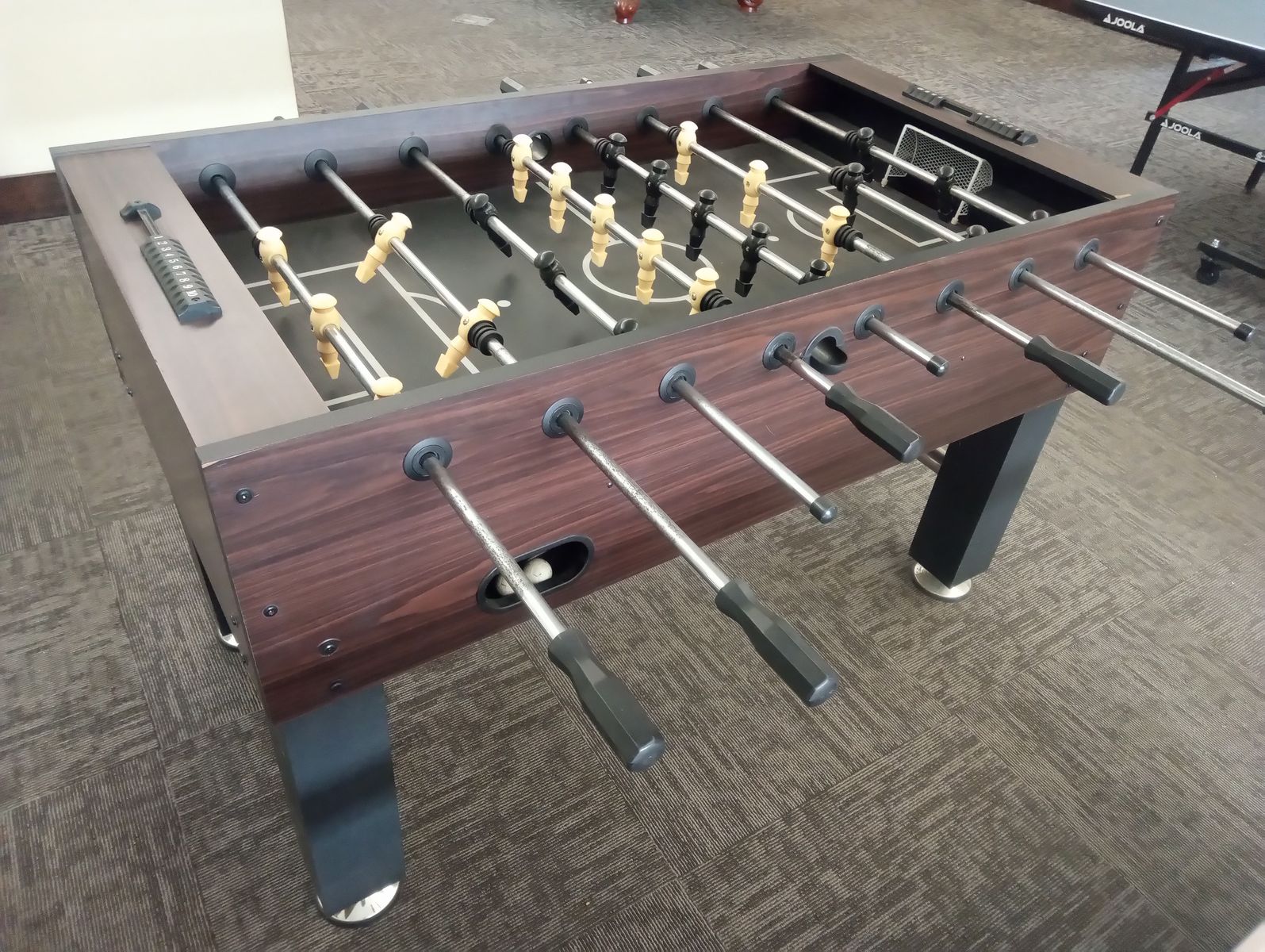 Classic Foosball Table - Dark Wood Finish