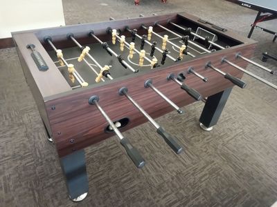Classic Foosball Table - Dark Wood Finish