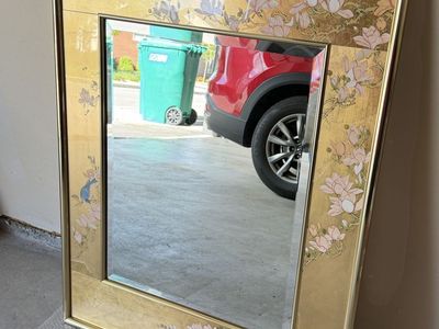 Vintage La Barge Chinoiserie Mirror – Hand Painted