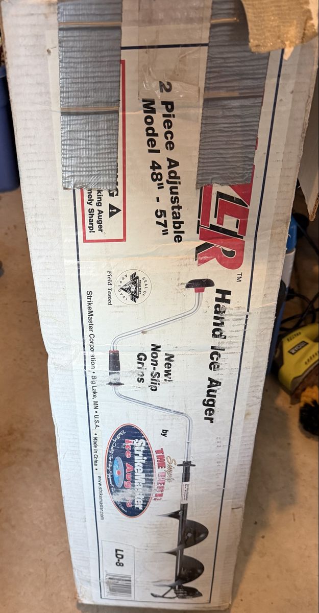 8” ice auger