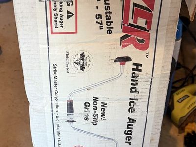 8” ice auger