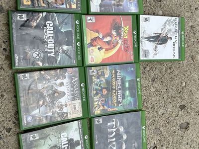 Xbox One Games Lot - GTA V, Call of Duty, Minecraft, Thief & More