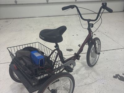 E-Trike - 750 Watt Motor - 15 MPH