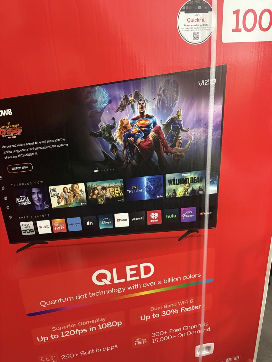 Vizio 100 Inch Quantum 4K Smart TV QLED Wi-Fi 6