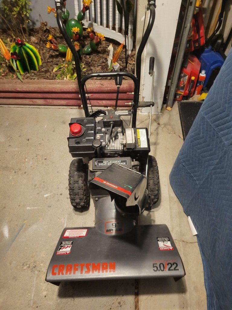 Craftsman 5.0/22 Snowblower