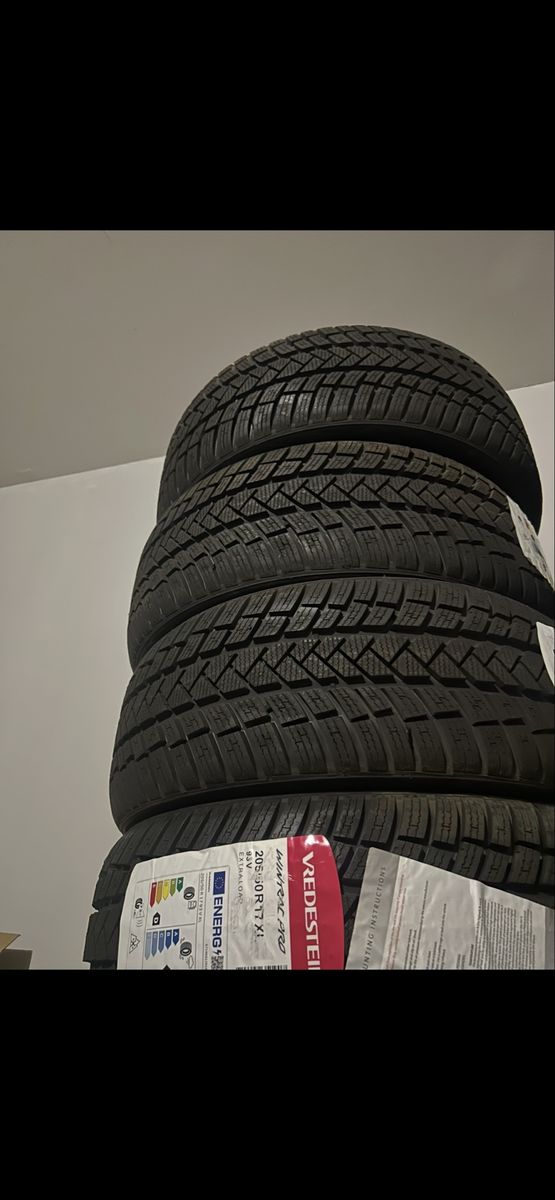 Set of 4 Vredestein Wintrac Pro Winter Tires 205/50R17 XL 93V - Brand New 280.00