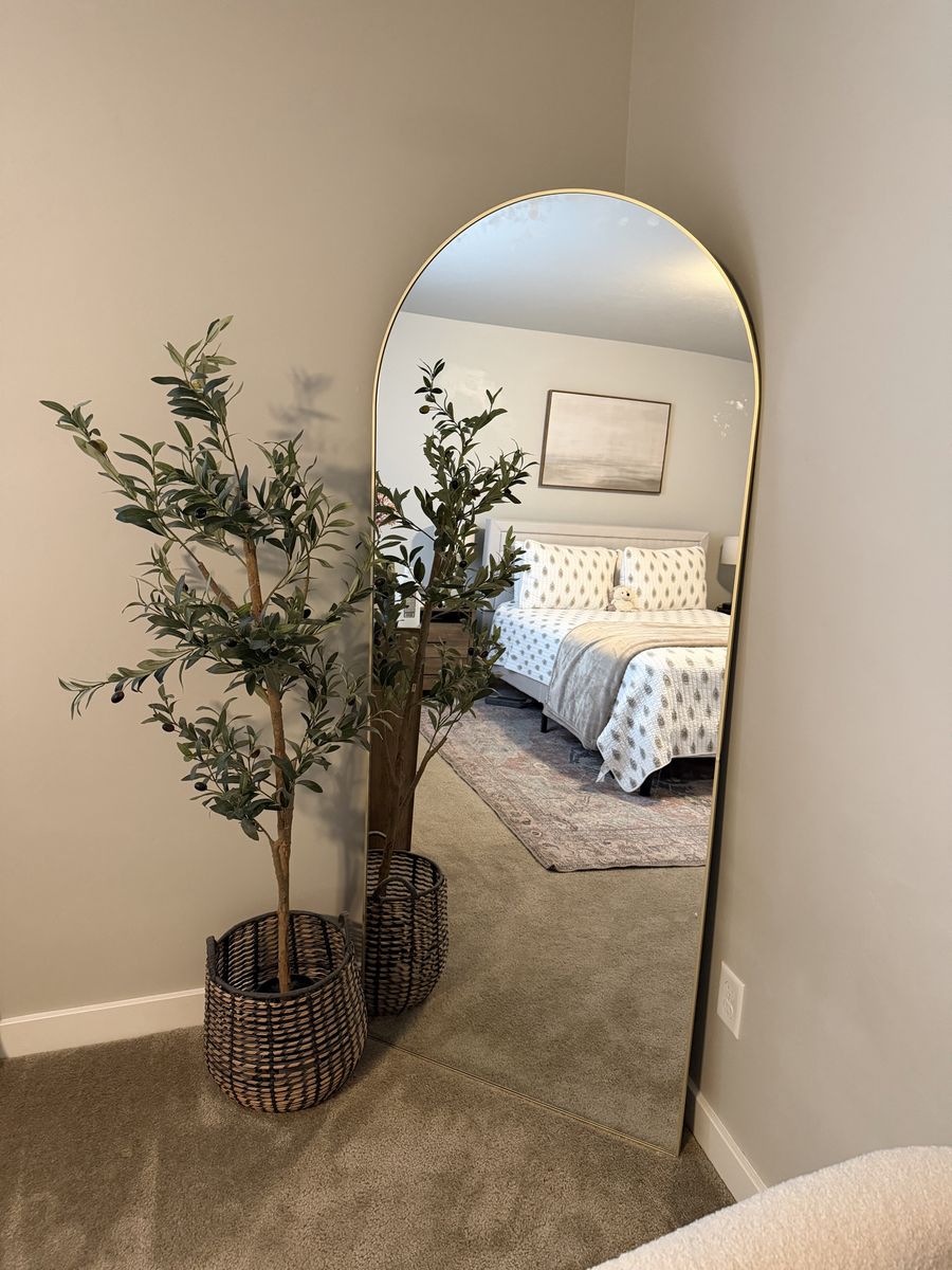 NEW 58"x19" Gold Arched Mirror