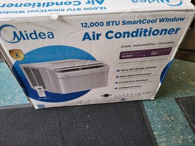 Midea SmartCool Window AC Units w/Remote* 12,000 BTU & 550SQ.FT