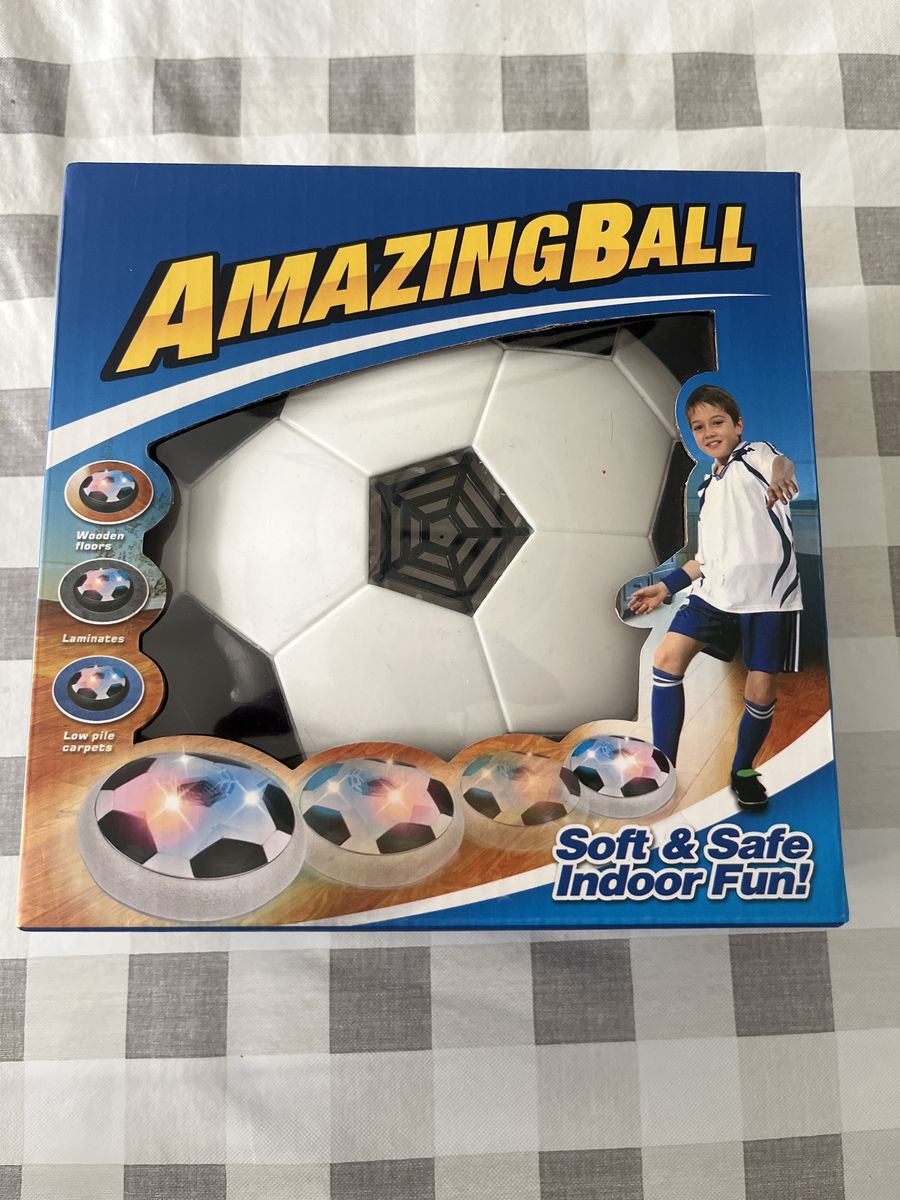 Amazing Ball Indoor Hover Soccer Ball with LED Lights & Foam Bumper