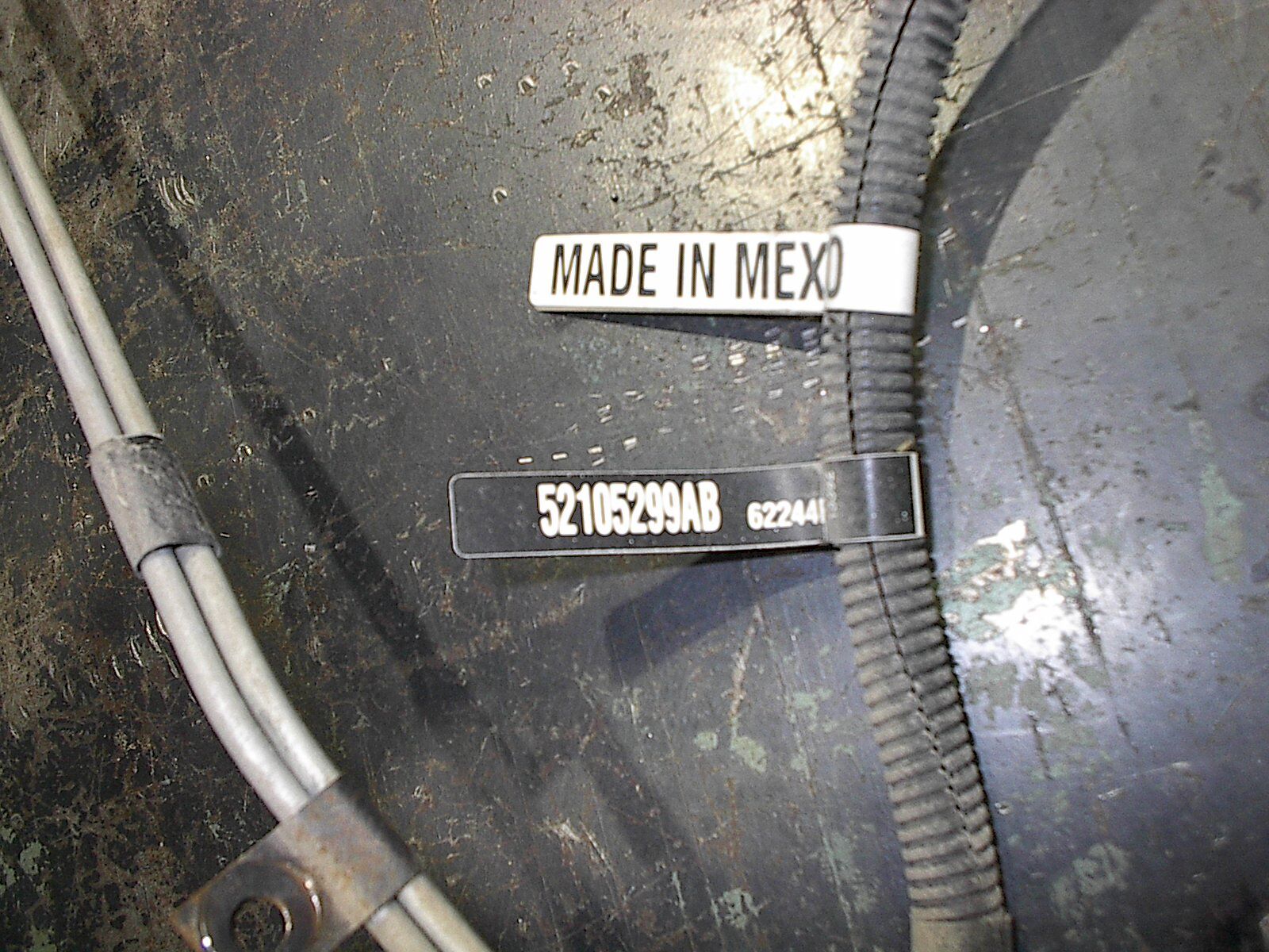 DODGE 4X4 VACUUM LINES O.E.M. COMPLETE, FRONT DIFF TO TRANSFERCASE SWITCH