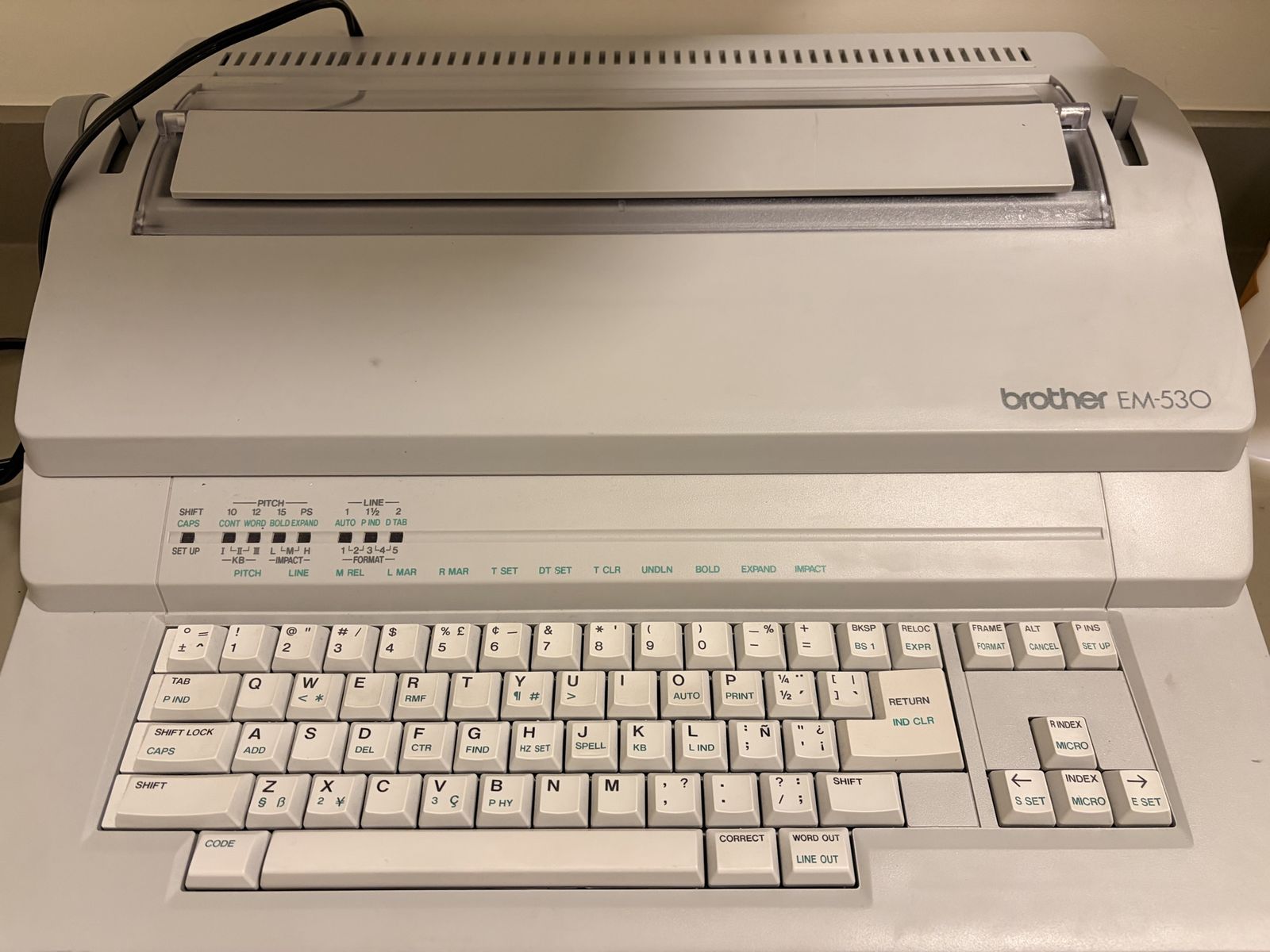 Brother EM-530 Electronic Typewriter