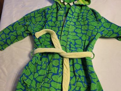 Kids 6/7 dinosaur robe
