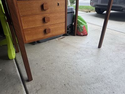 Mid-Century Danish Modern Domino Møbler Teak Desk