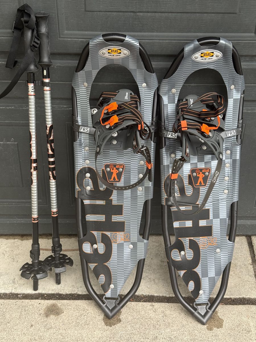 Atlas Snowshoes + Trekking Poles + Carrying Case